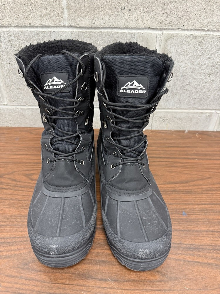 Black Snow Boots SIZE 10