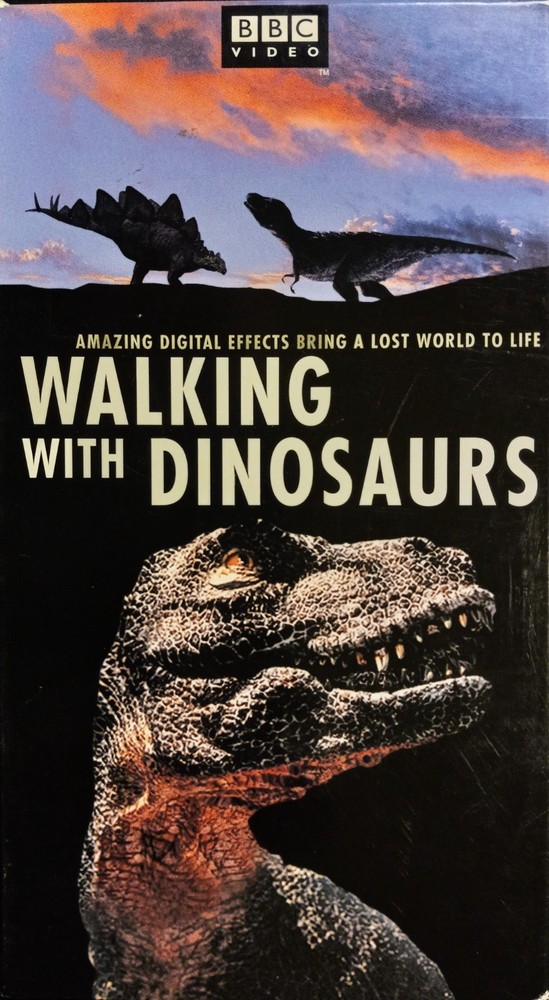 Walking With Dinosaurs BBC Video Two VHS Tapes 1999 180 Minutes