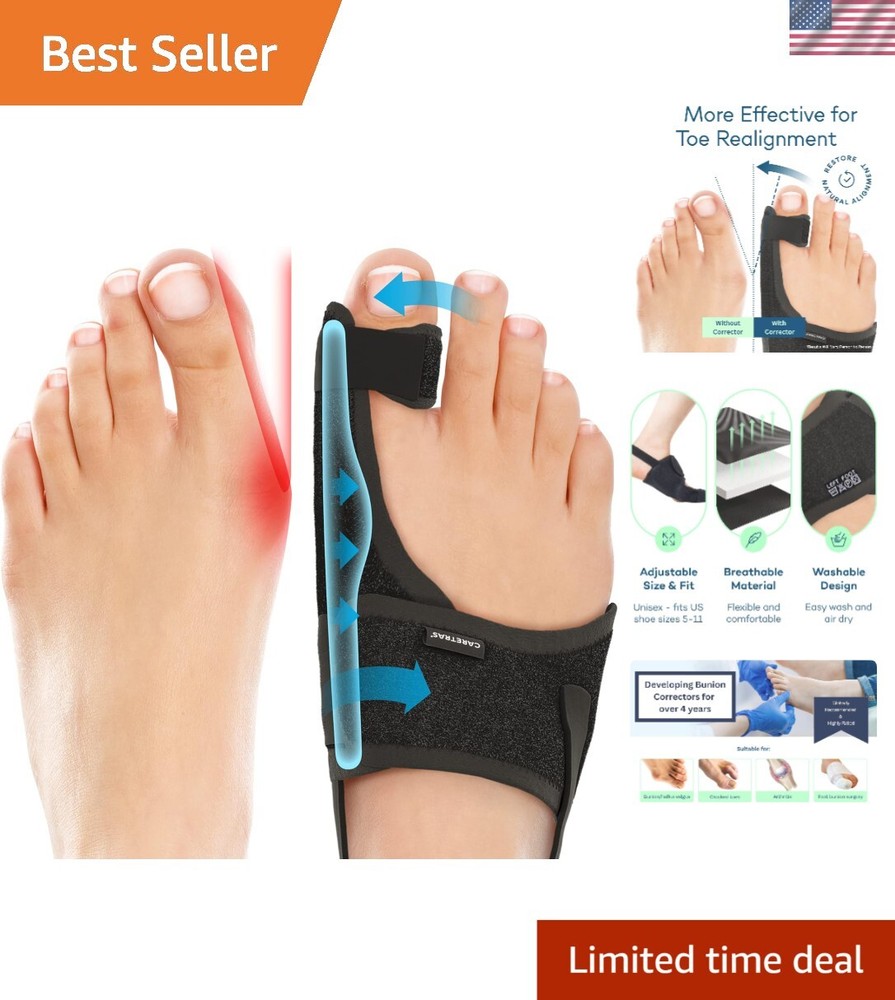 Comfortable 2-Pack Orthopedic Bunion Correctors - Trusted Pain Relief Solution