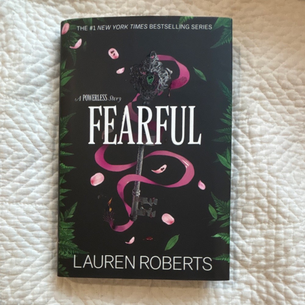 Lauren Roberts Fearful Paperback - The Powerless Trilogy YA Fantasy, Illustrated