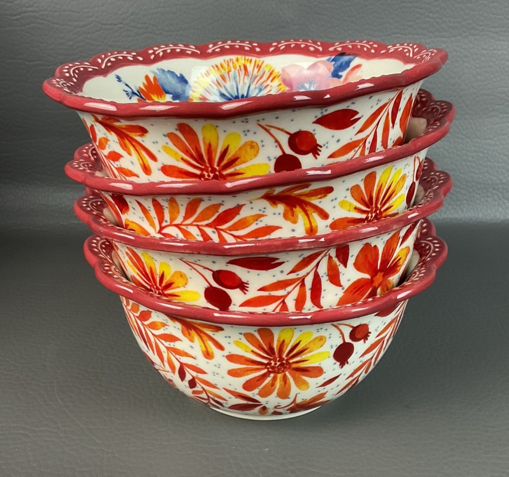 The Pioneer Woman Woodland Whimsy cereal, bowls Set Of 4