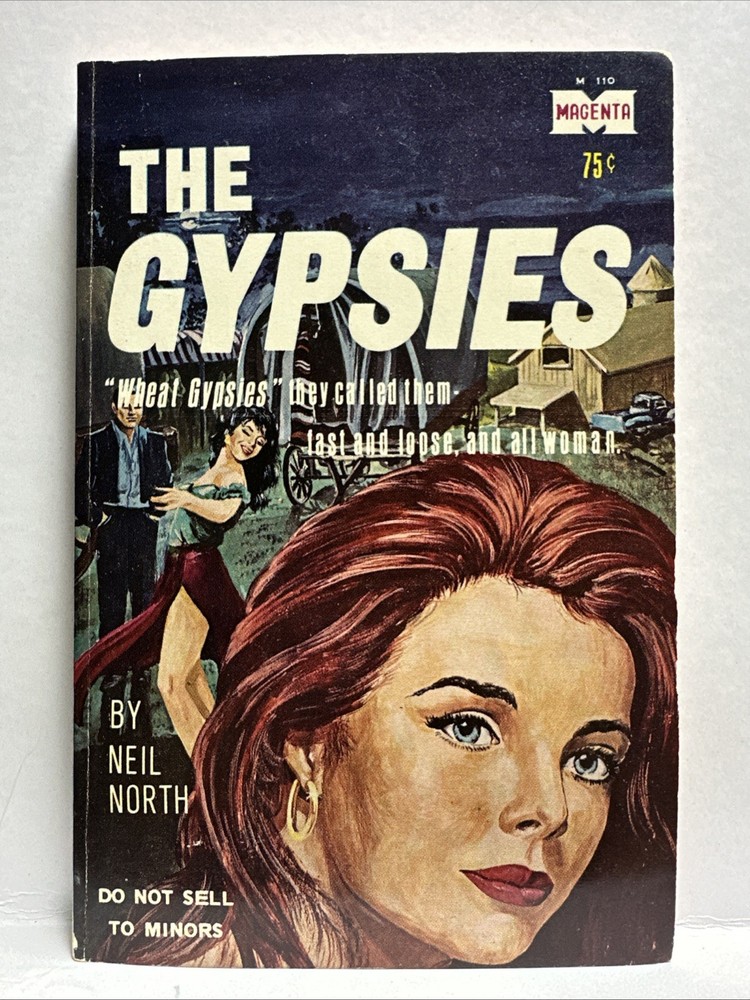 THE GYPSIES by Neil North Magenta Book #M110 sleaze gga pulp vintage pb 1965