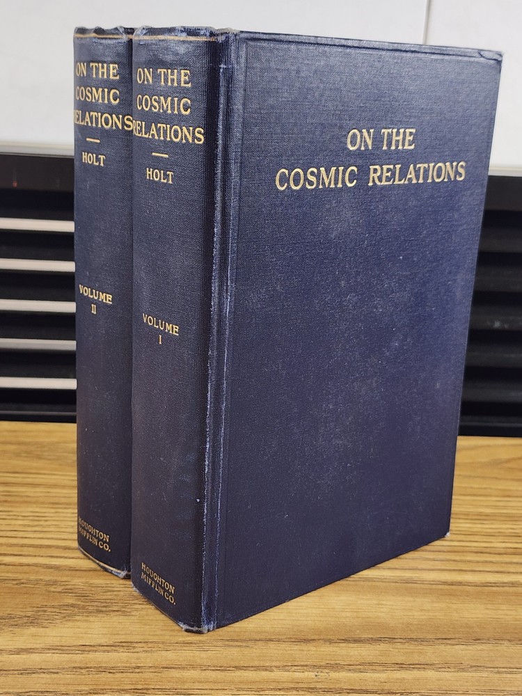 1914 1st - ON THE COSMIC RELATIONS - HENRY HOLT  / Occult , Dreams , Mediumship