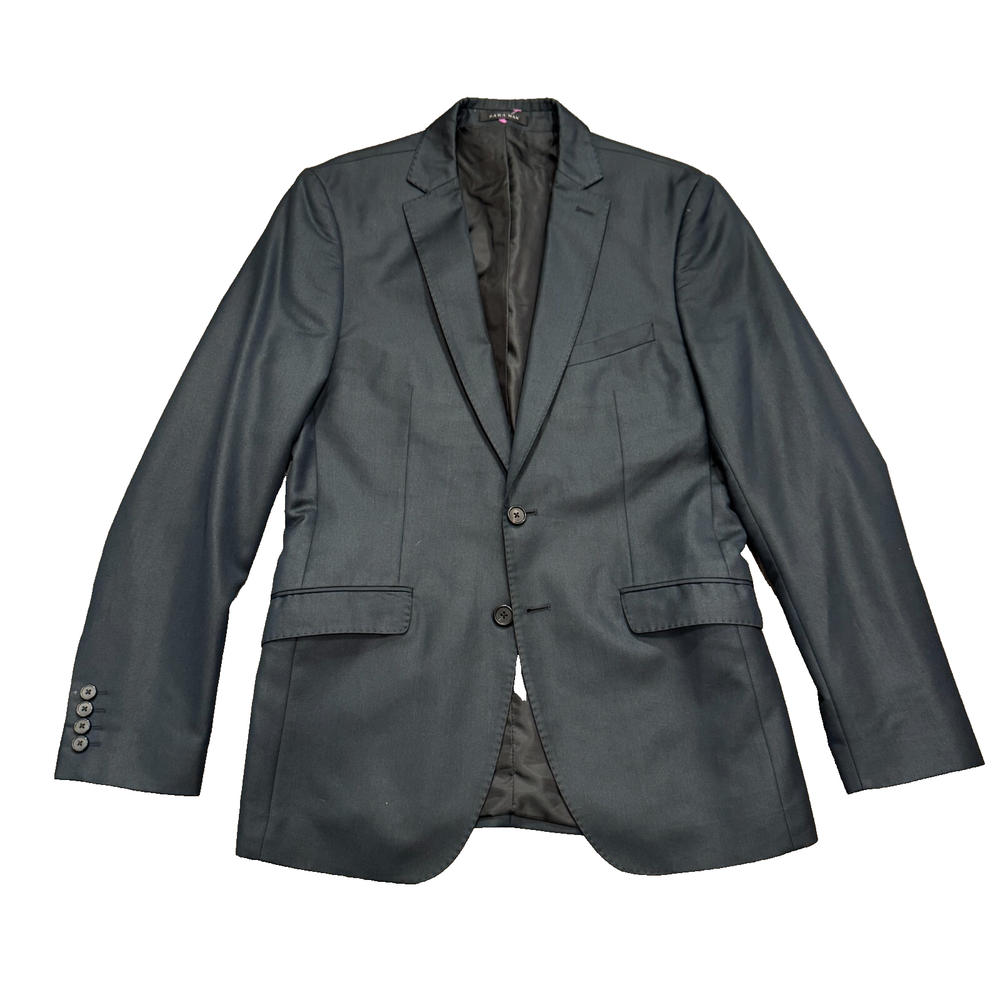 Zara Man Sport Coat Mens 38 Blue Blazer 2 Button Casual Jacket Casual