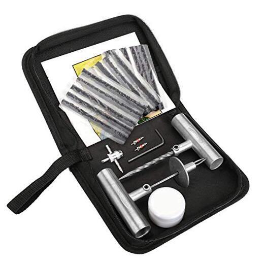 Universal Tire Repair Kit, Heavy Duty 24 Pcs Emergency Tire Plug Kit, 24pcs