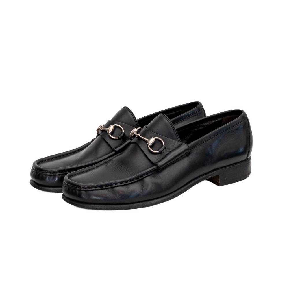 Vntg Gucci Horsebit Loafers Black Leather Men’s US 10 D UK 9 EU 43 Tom Ford Era