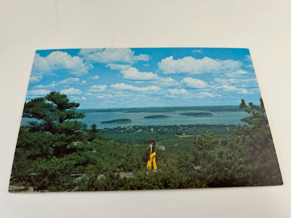 Frenchman's Bay and Porcupine Islands Bar Harbor Maine Postcard