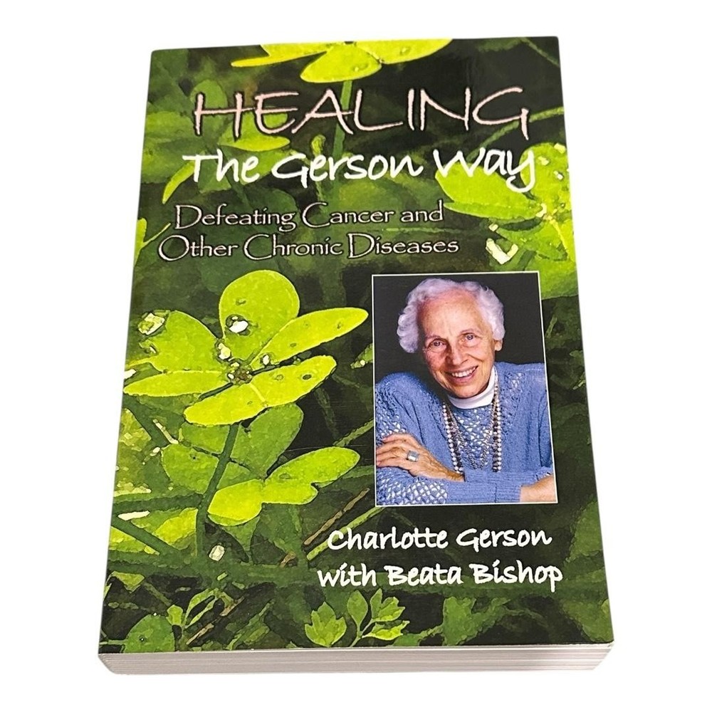 Healing The Gerson Way Defeating Cancer Book Charlotte Gerson Signed Softcover