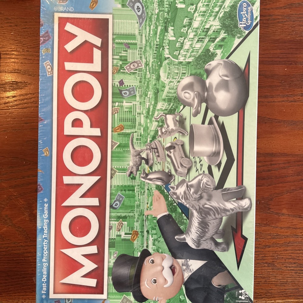 Monopoly Classic Edition C1009 Family Board Game New in Sealed Unopened Box