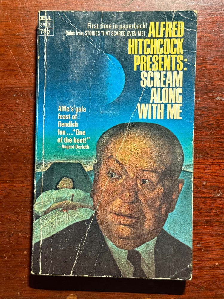Scream Along With Me Alfred Hitchcock Dell 1970 1970s Horror Vtg PB BK
