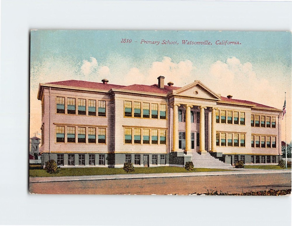 Postcard Primary School Watsonville California