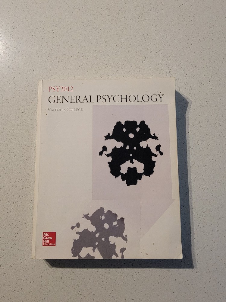McGraw-Hill Education PSY2012 General Psychology Valencia College Paperback 2012