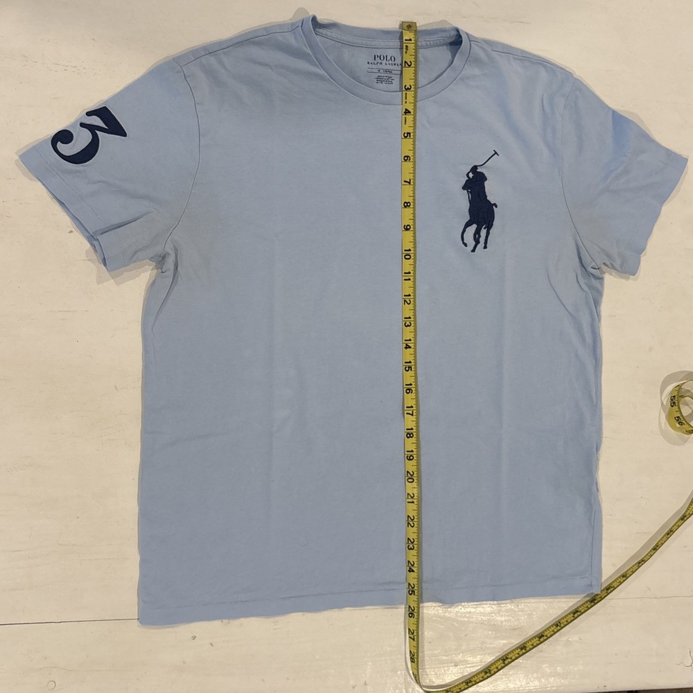 Polo Ralph Lauren Crew Neck T shirt M 175/96A White Pony Single Stitch