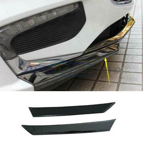 Black Steel Front Bumper Bottom Protector Strip For Chevrolet Malibu 2016-2018