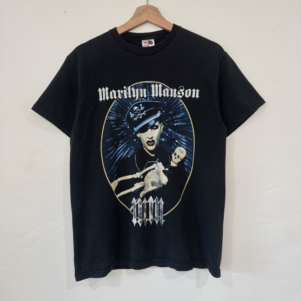 Vintage 2004 Marilyn Manson Against All Gods American Tour Tee Size M