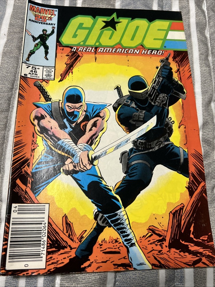 G.I. Joe, a Real American Hero #46 Newsstand Variant (Marvel Comics April 1986)