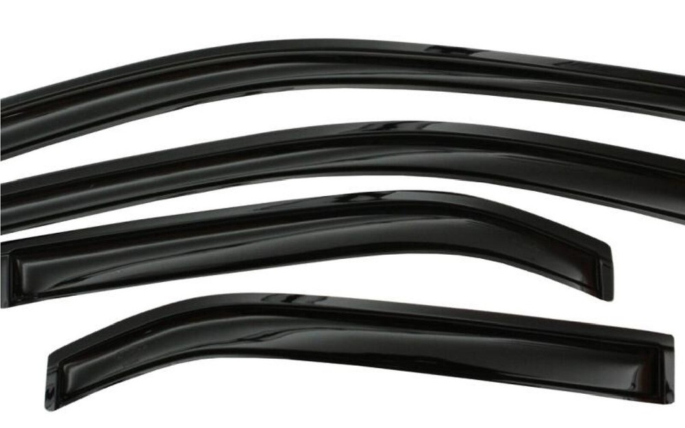 AVS 94546 Set of 4 Smoke Ventvisor Acrylic Window Deflectors for Toyota Yaris