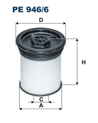 PE 946/6 FILTRON Fuel Filter for CHEVROLET,CHRYSLER,JEEP,LANCIA,OPEL