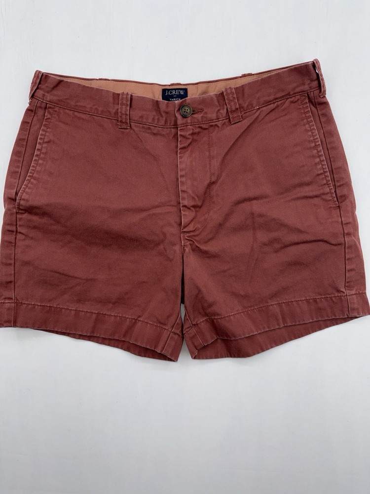 J. Crew Shorts Womens 100% Cotton Flat Front Chino Pockets Casual 31
