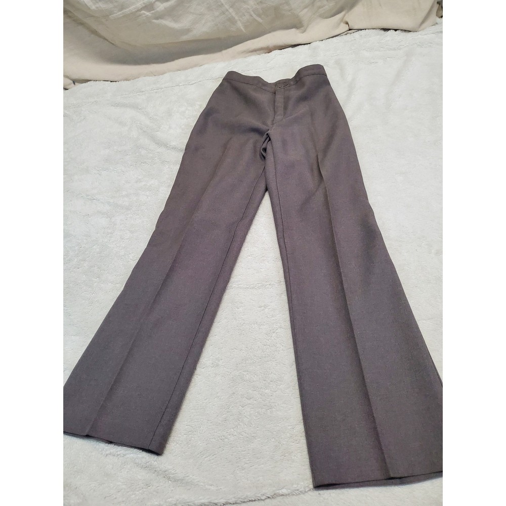 Vintage Levi Strauss Brown Greige High Rise Wide Leg Dress Pants XS Minimalist