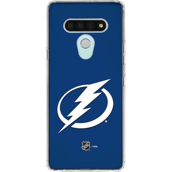 NHL Tampa Bay Lightning LG Stylo 6 Clear Case - Tampa Bay Lightning Logo