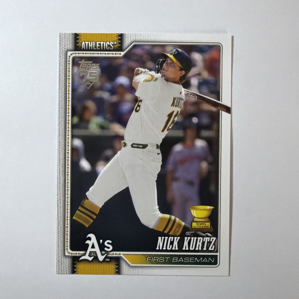 2026 Topps Series 1 Base Nick Kurtz Oakland Athletics #97