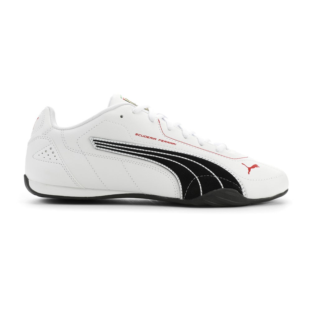 PUMA Scuderia Ferrari Catch Lace-Up Men's White Sneakers 30898602