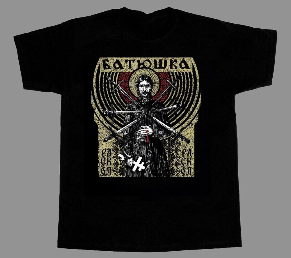 Vtg Batushka Band Gift For Fans Cotton Black T Shirt For Men MC096