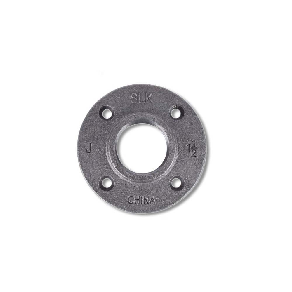 STZ Industries 1-1/2 in FIP each Black Malleable Iron Floor Flange 310UF-112