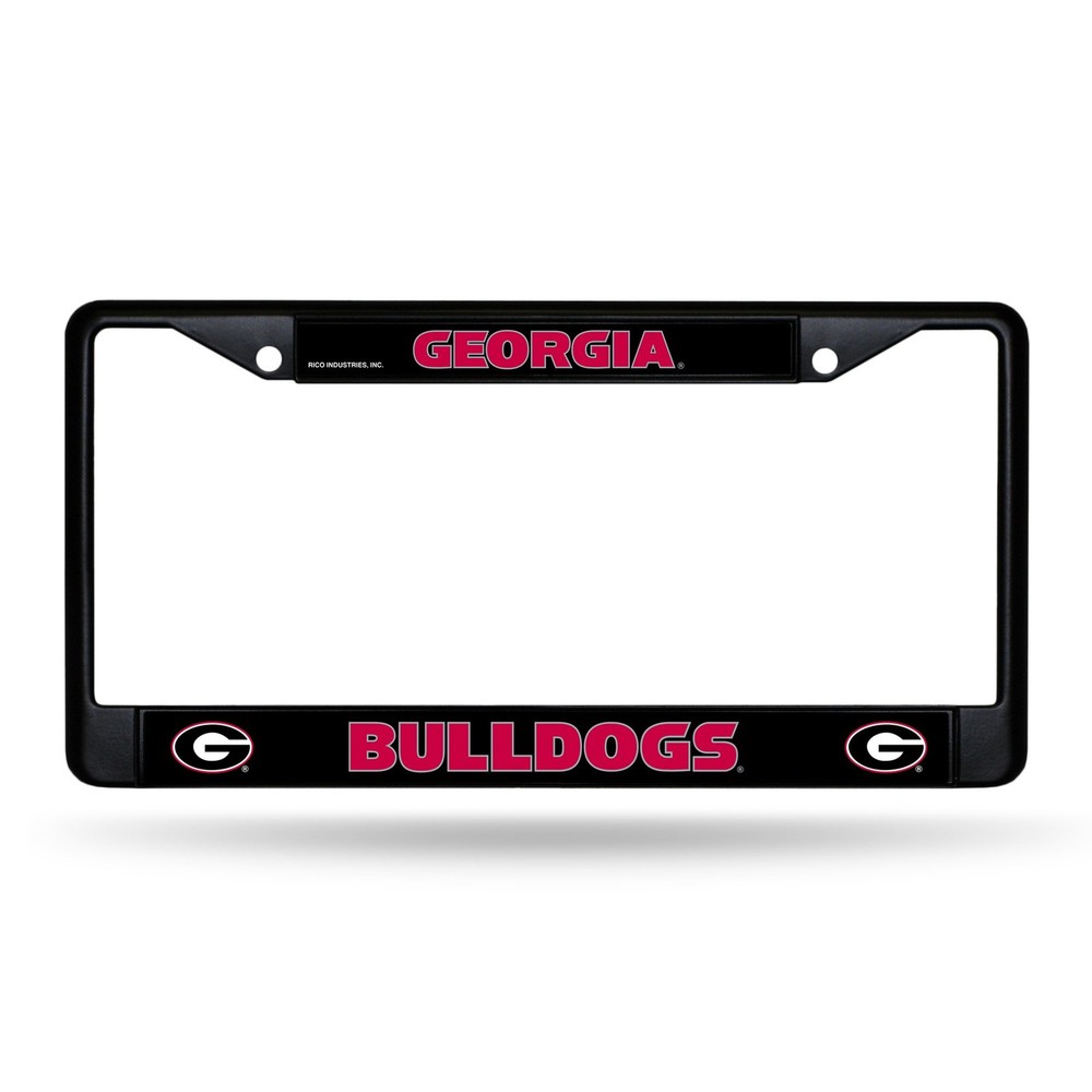 NCAA Georgia Bulldogs Chrome License Plate Frame by Rico Industries