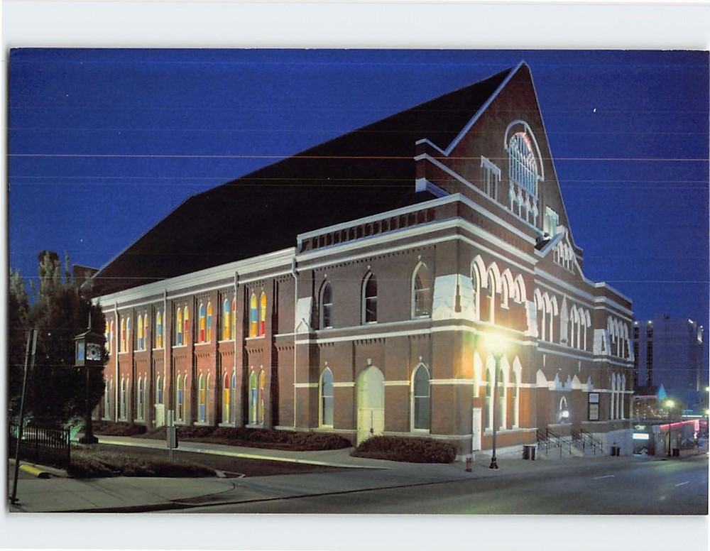 Postcard Ryman Auditorium Nashville Tennessee USA