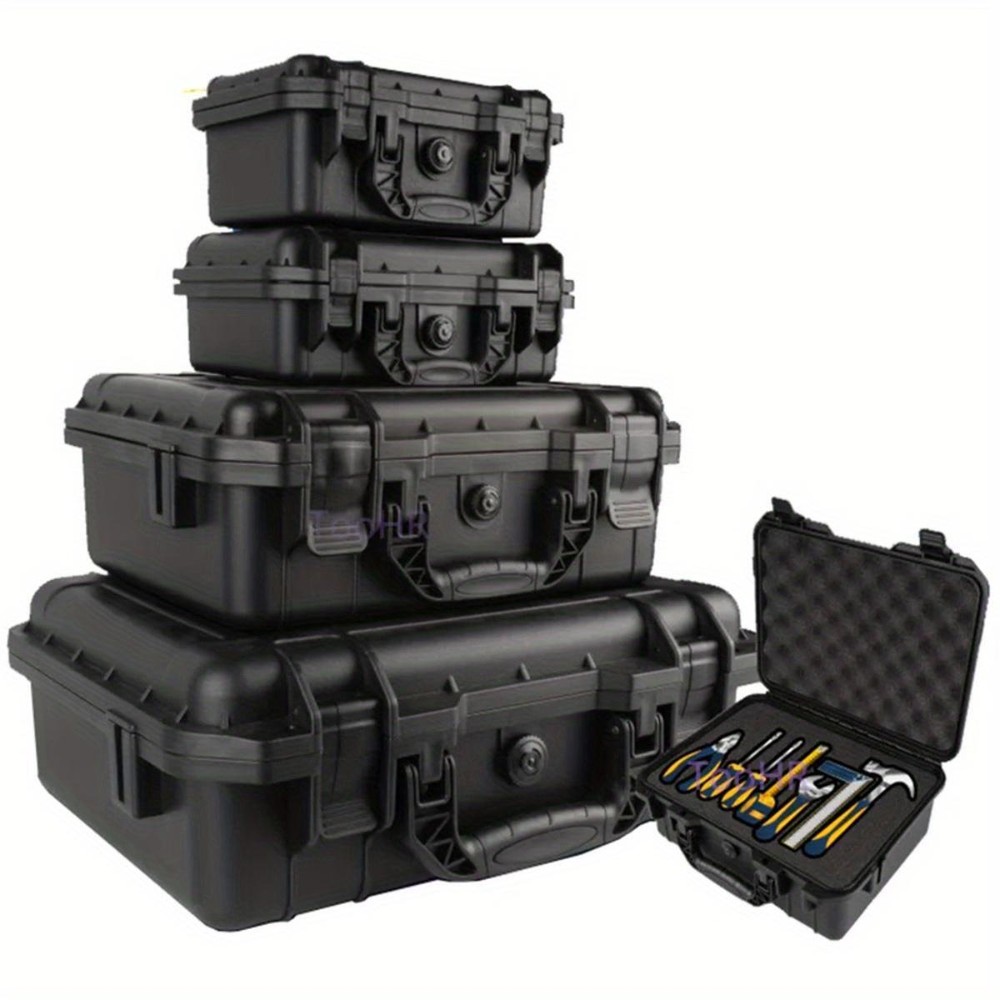 Waterproof Hard Case – Tool Storage Box with Pre-cut Foam & Protection