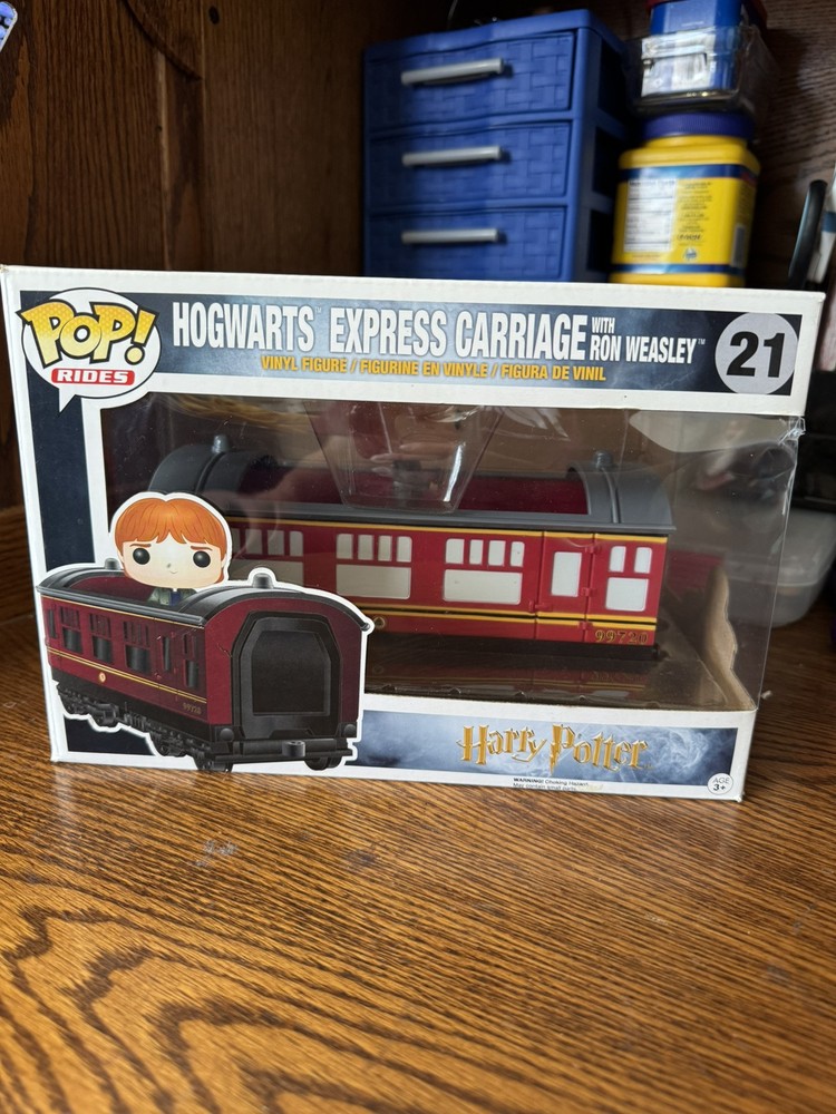 Hogwarts Express Carriage with Ron Weasley Funko Pop Rides Figure