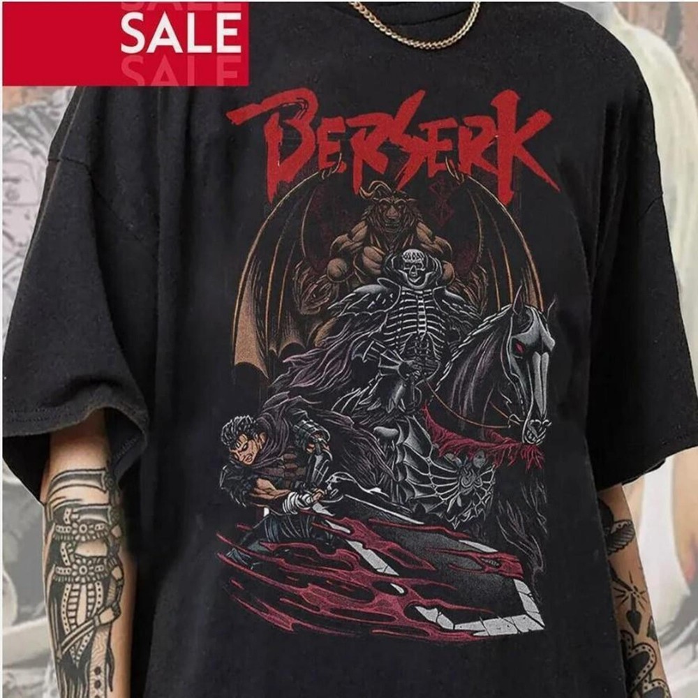 Berserk T-Shirt Japanese Anime Shirt Anime Manga Shirt