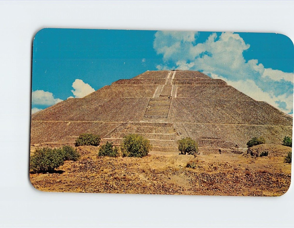 Postcard La Piramide Del Sol/Pyramid of the Sun San Juan Teotihuacan Mexico