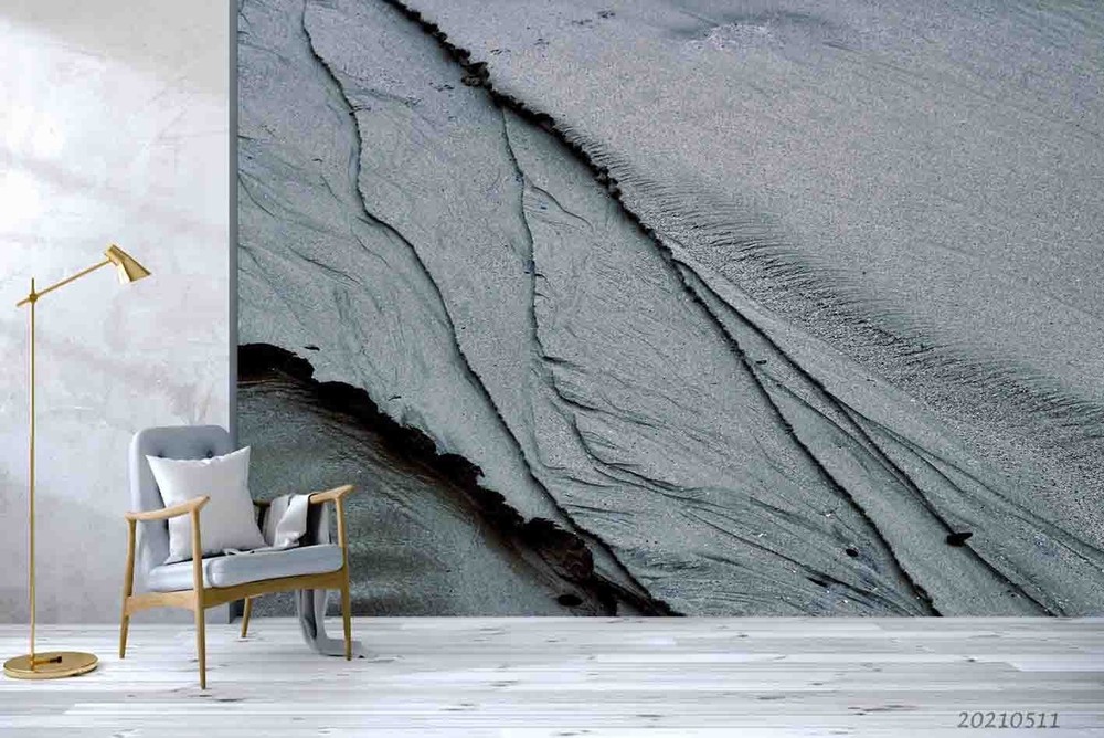 3D Beach Texture Close-up Wall Murals Wallpaper Murals Wall Sticker
