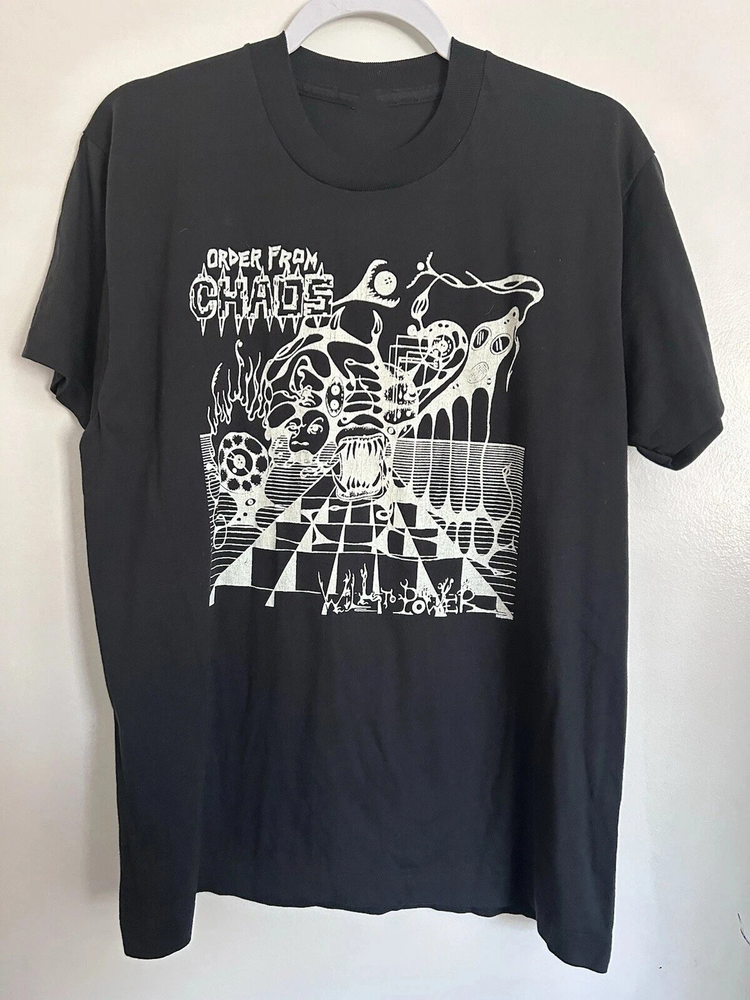 Vintage Order From Chaos Band Shirt “Will To Power” Full Size QT1596
