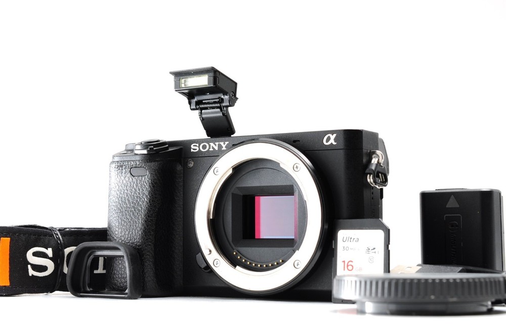 Sony Alpha a6300 ILCE- 6300 24.2MP Mirrorless Camera w/SD Card -Shots 9,697-