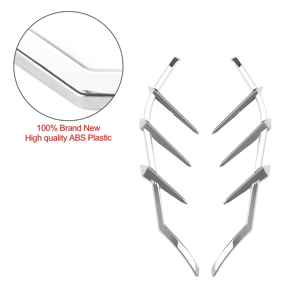 Chrome Mid-Frame Air Deflectors Trims For Road Street Electra Glide 2009-2023