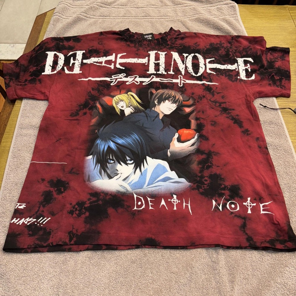 NWT Civil Regime x Death Note Oversized Lava Wash Tee Large