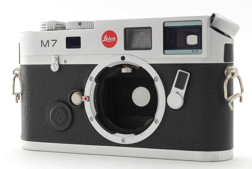 [Exc+5] Leica M7 Chrome 0.72 35mm Rangefinder Film Camera From JAPAN