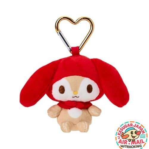 Sanrio Mini Mascot Holder Little Forest Fellow Poly/Steel H11cm fm Japan w/Track