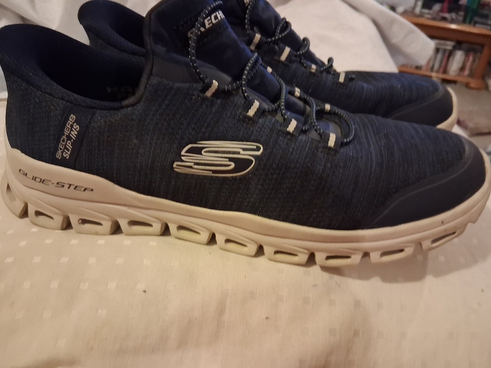 Skechers Glide Step Navy Blue Mens Size 10