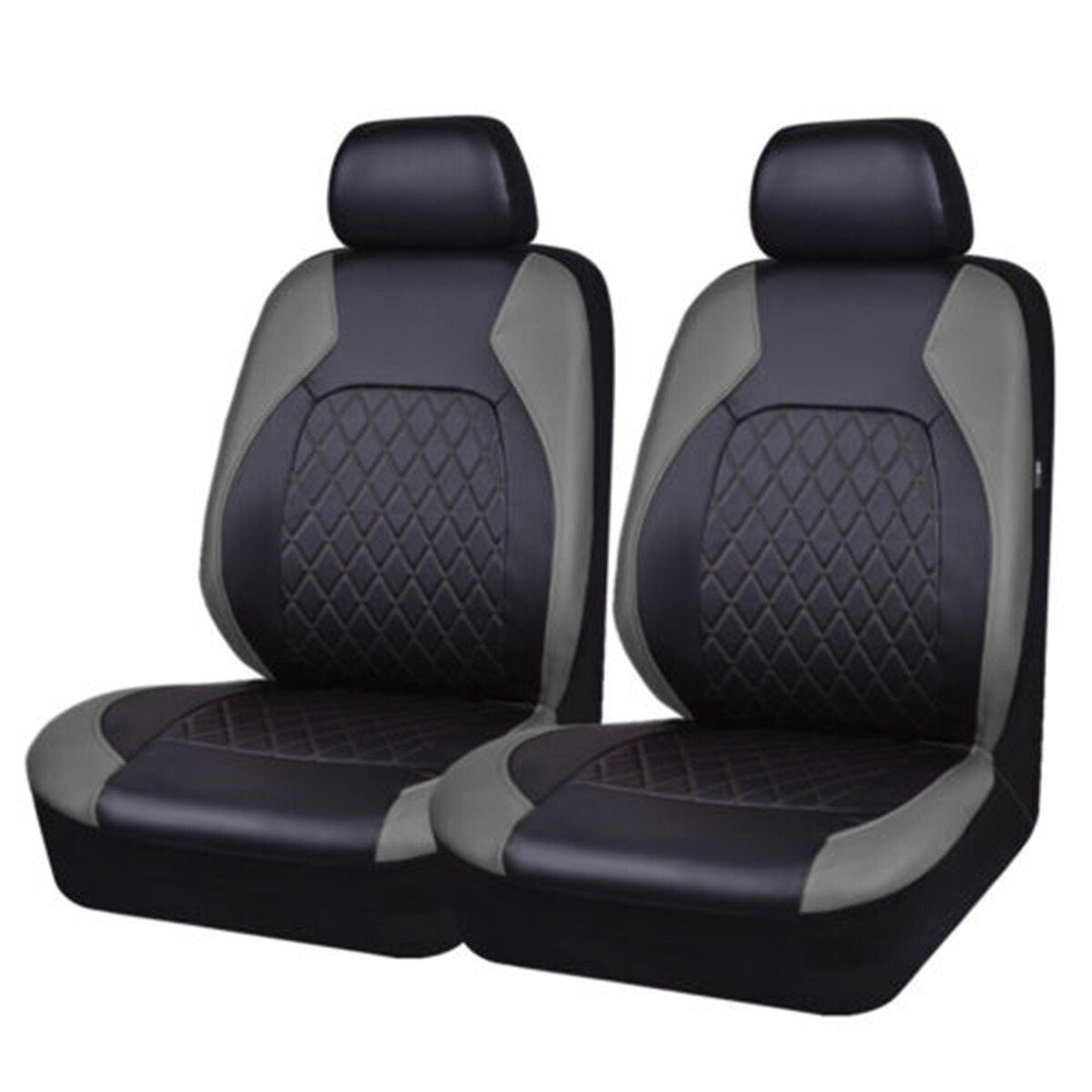 Car 2-Seat Covers Front  Leather Cushion Protector Fit For Honda Civic 2001-2022