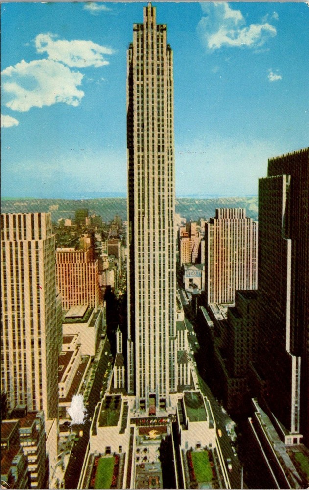 Dr Jim Stamps Postcard Rockefeller Center New York City