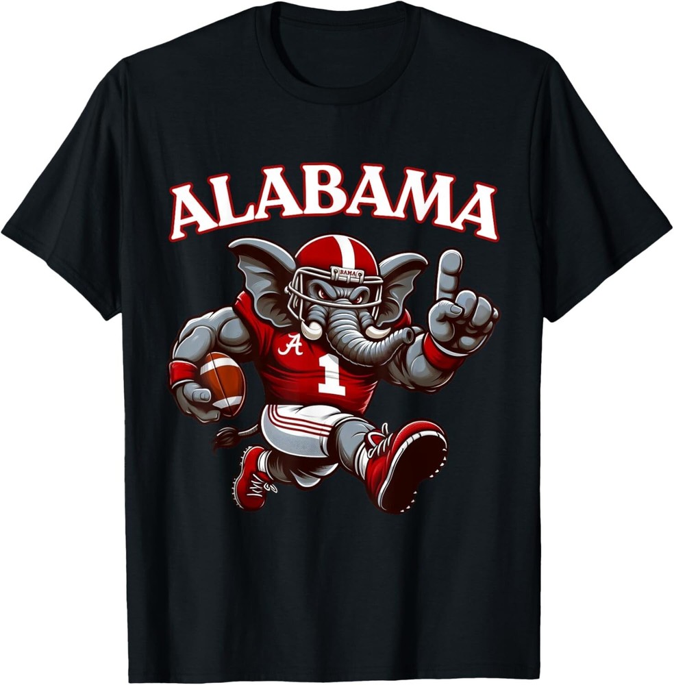 Alabama AL Vintage Sports Funny Love Elephant Animal Men Kid T-Shirt, Hoodie