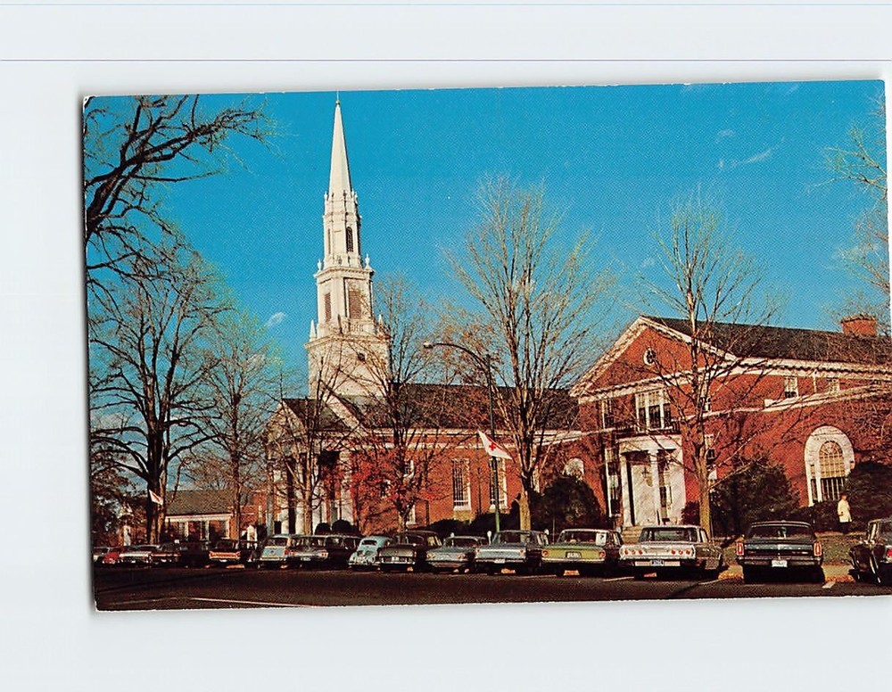 Postcard First Church of Christ Congregational West Hartford Connecticut USA