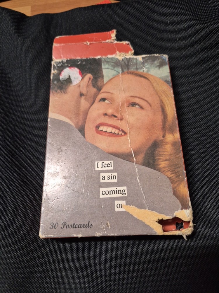 2002 I FEEL A SIN COMING ON 28 of 30 POSTCARDS BY ANN TAINTOR