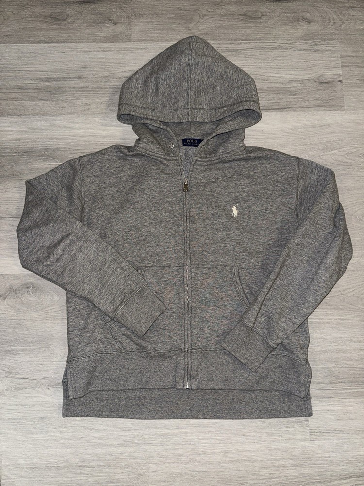 Polo Ralph Lauren Grey Zip Up Hoodie Women’s Size Medium