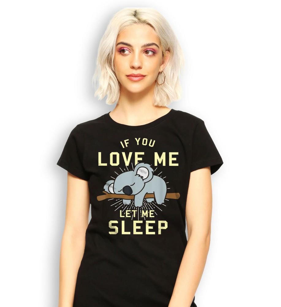 Sleepy Koala Funny T-shirt, Cute Koala Shirt, Sleeping Koala Funny Tee